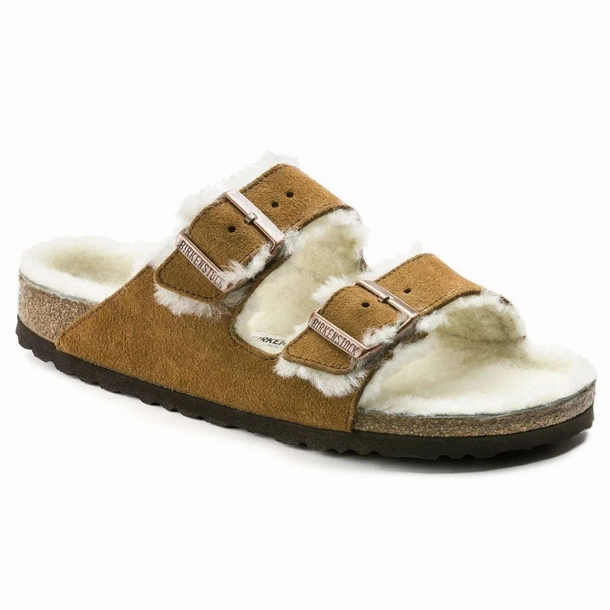 Birkenstock Arizona Shearling - Mink Suede