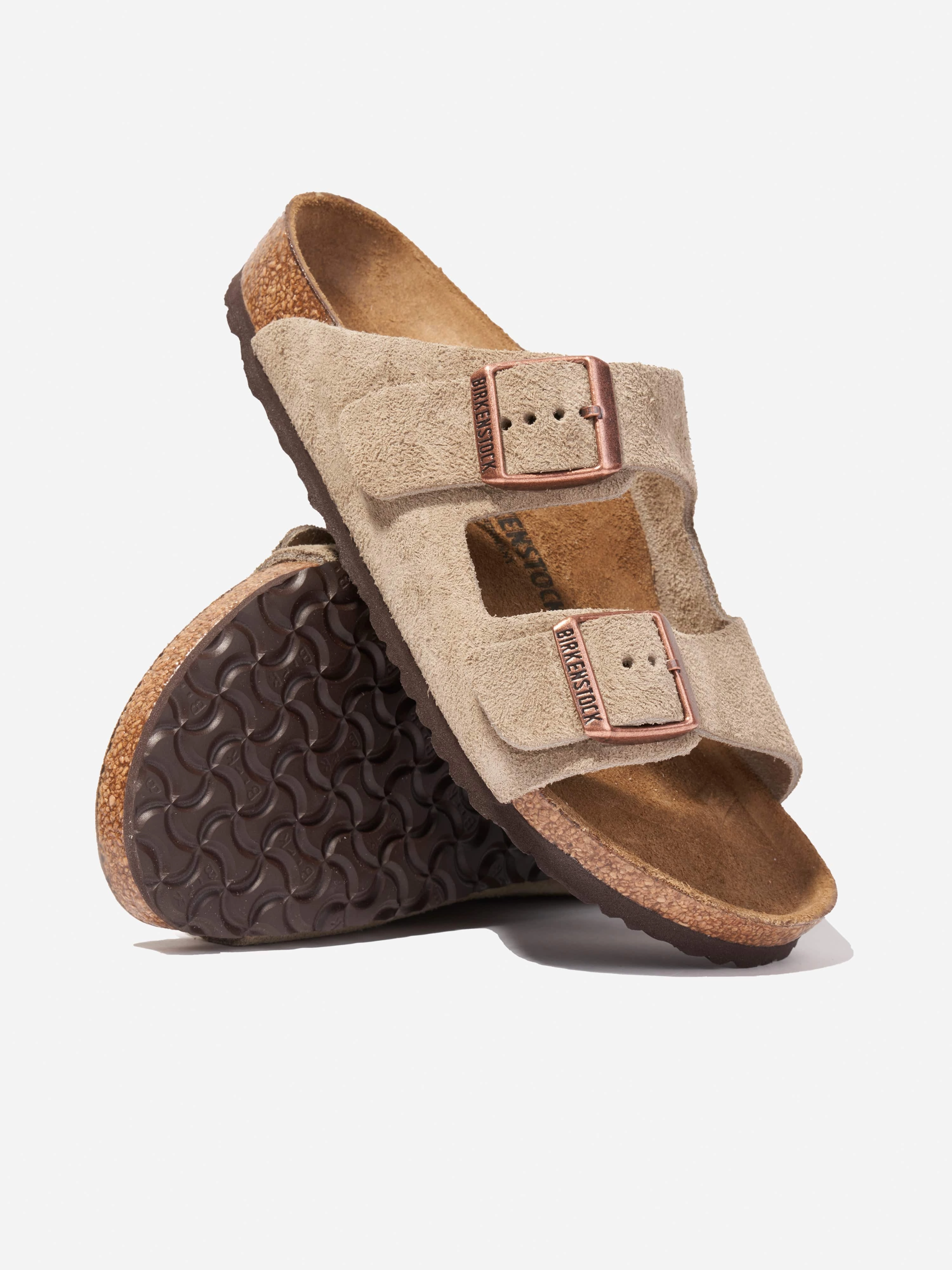 BIRKENSTOCK Kids Arizona Sandals in Taupe