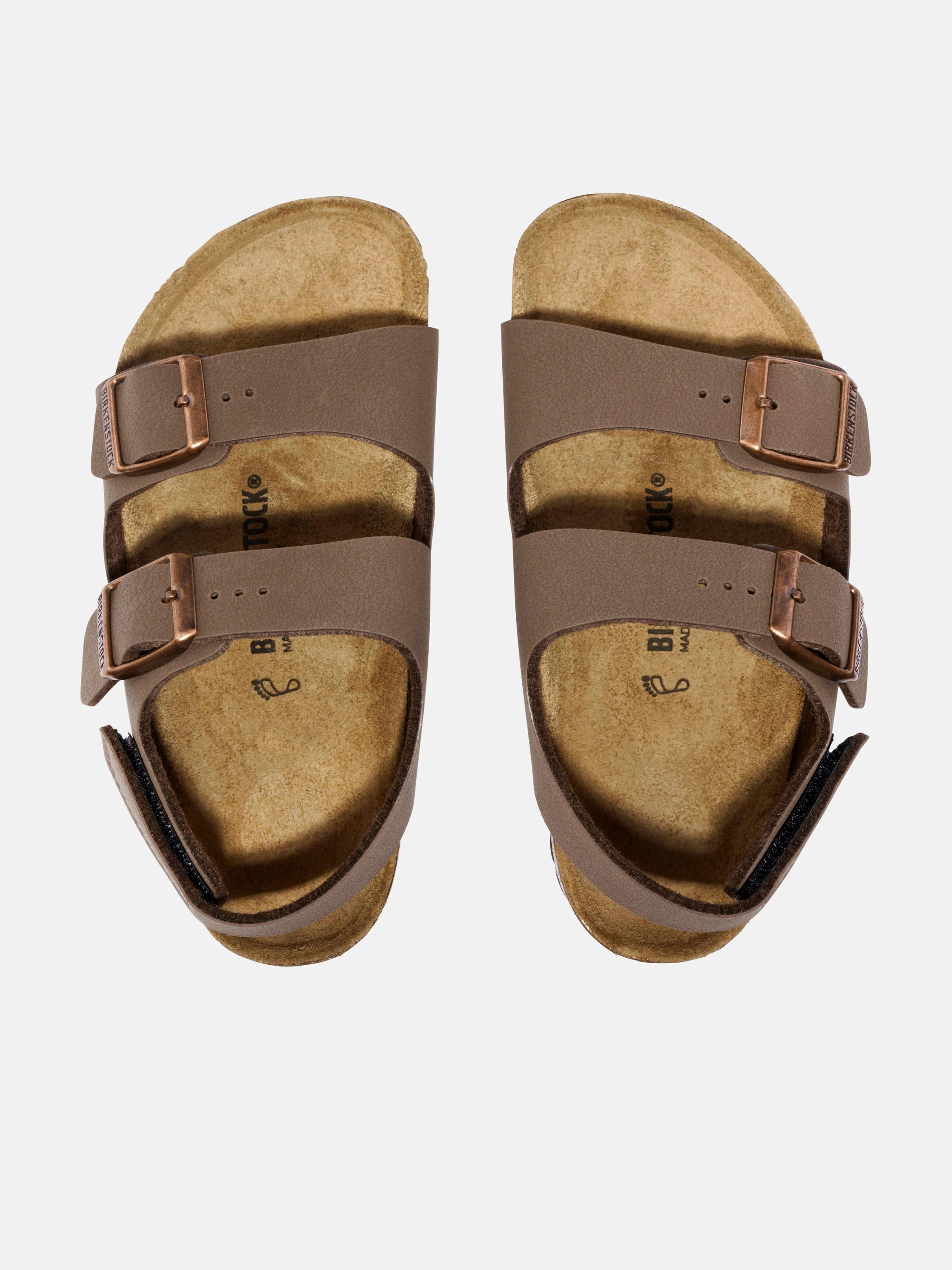 BIRKENSTOCK Kids Milano Classic Sandals in Brown