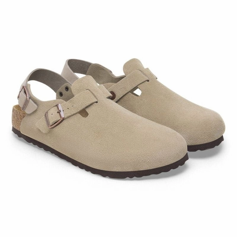 Birkenstock Tokio - Taupe Suede