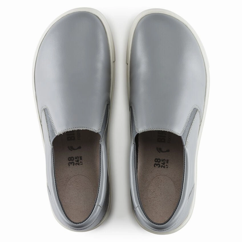 Birkenstock Women's Oswego - Gray Leather
