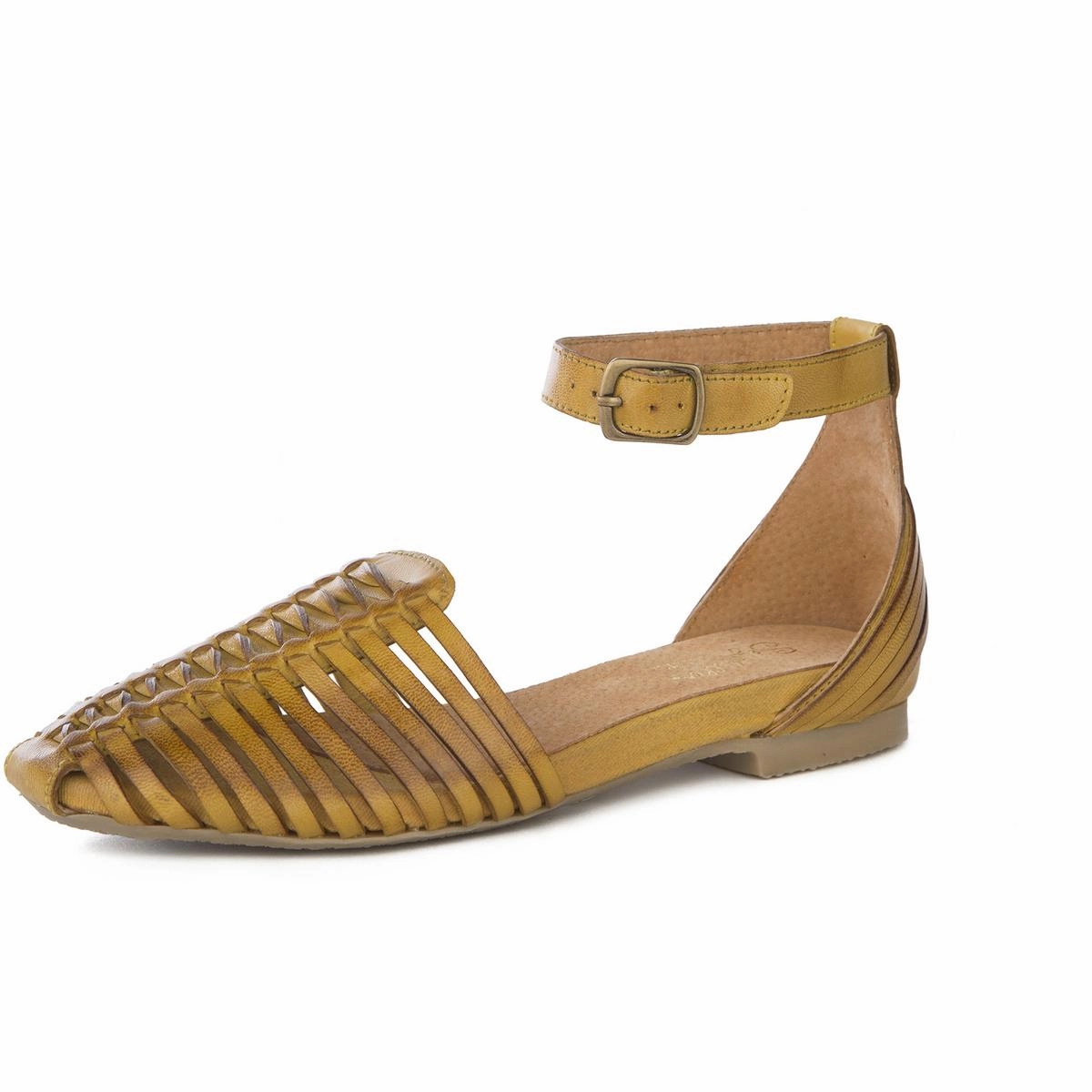 Bits N Pieces Womens Strappy Leather Ankle Strap