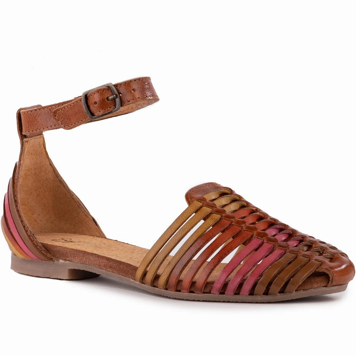 Bits N Pieces Womens Strappy Leather Ankle Strap