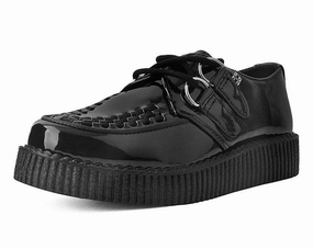 Black Patent Viva Low Sole Creeper