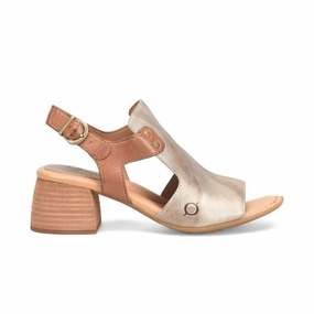 Born Women's Sylvie - Light Gold Metallic/Brown