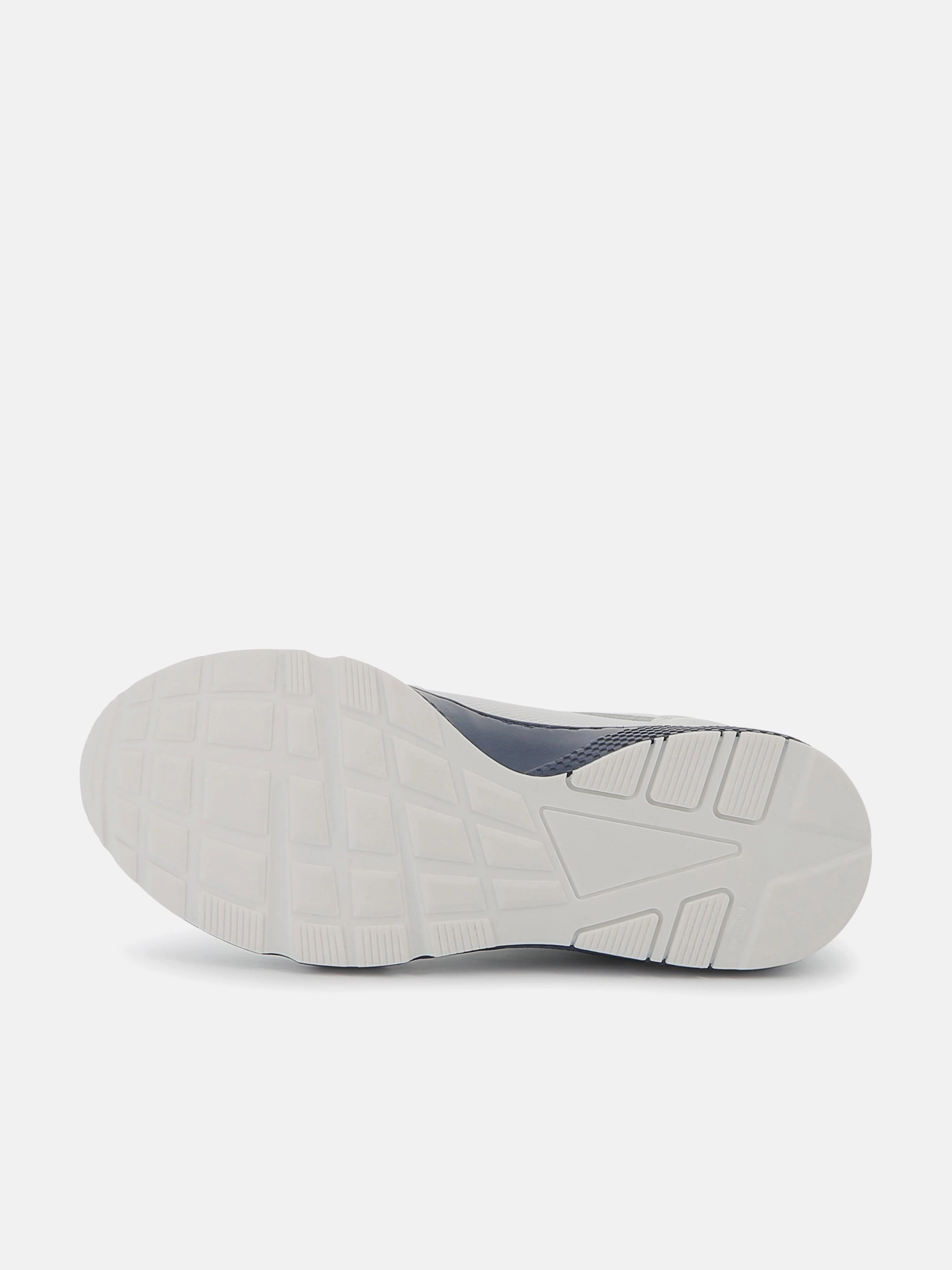 BOSS Boys Lace Up Logo Trainers in White
