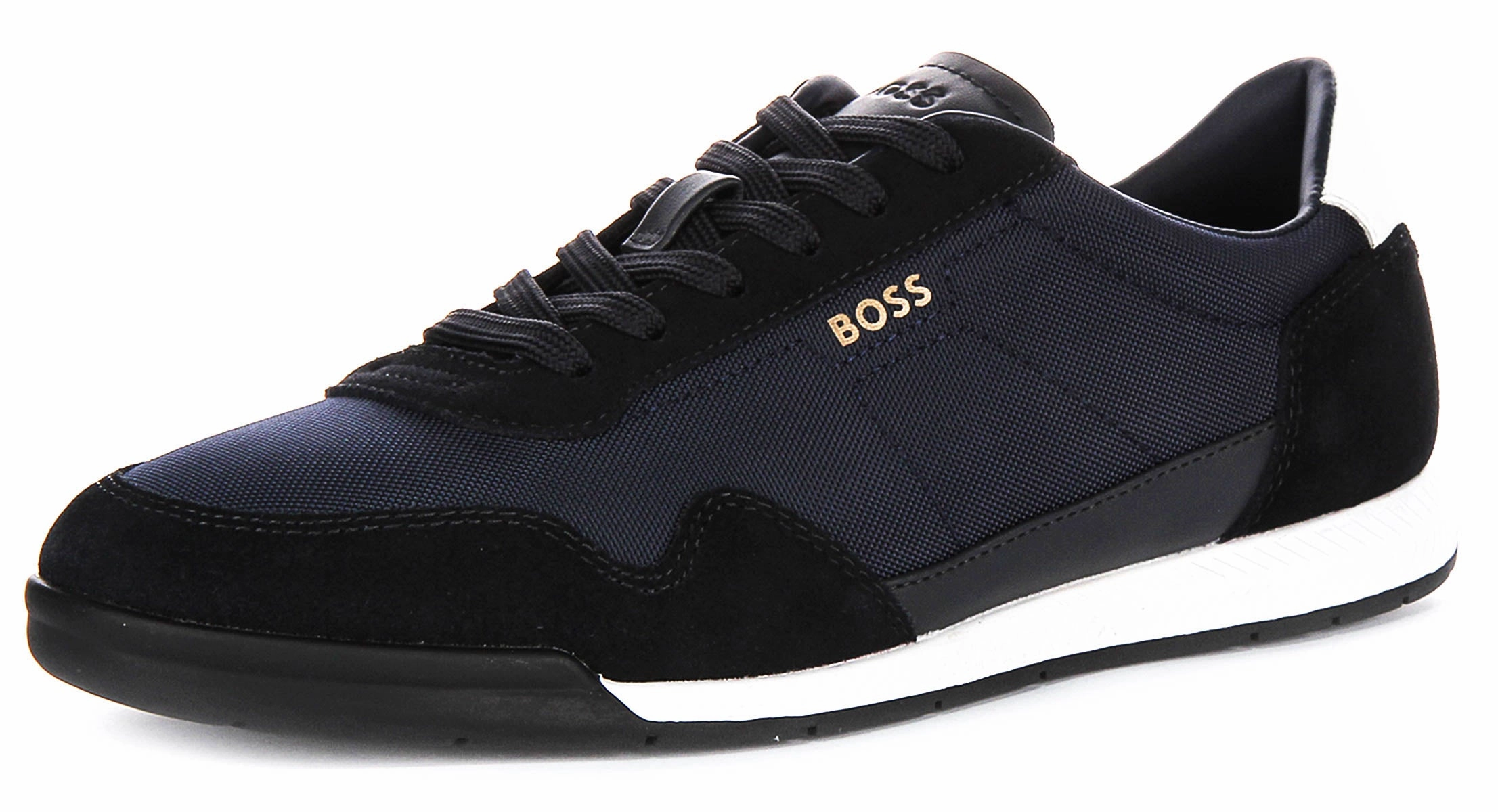 Boss Titanium Suede In Dark Blue For Men