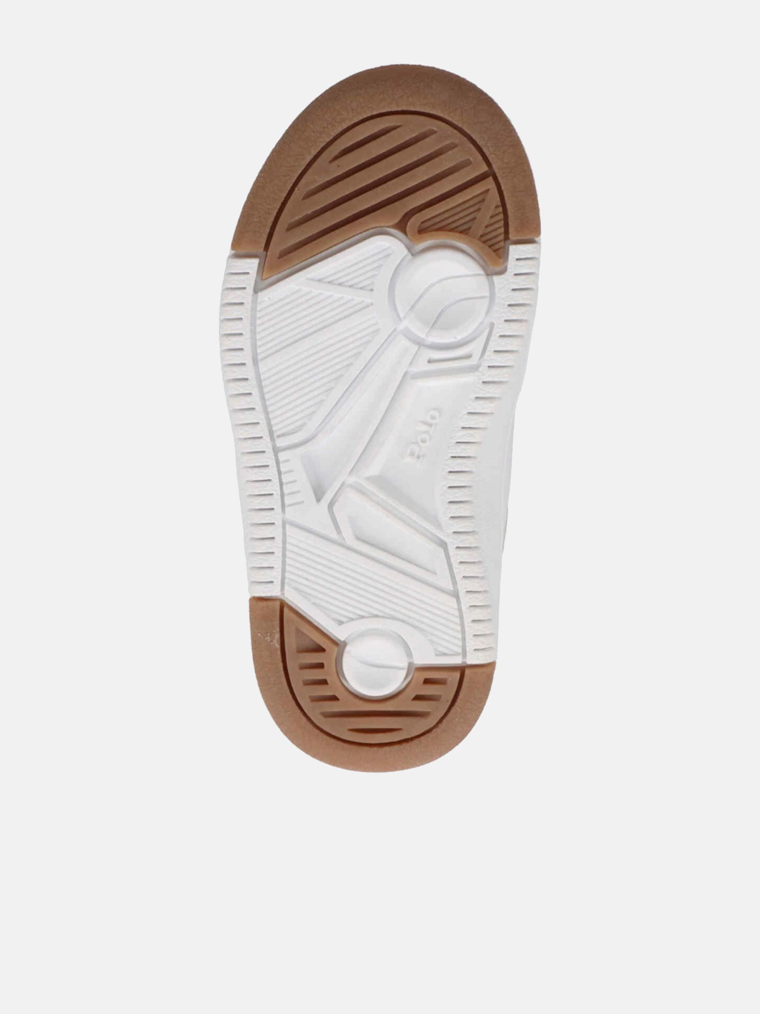 Boys Masters Court PS Trainers in Beige