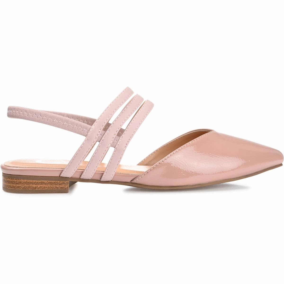 Brinney Womens Cushioned Footbed Faux Leather Ankle Strap