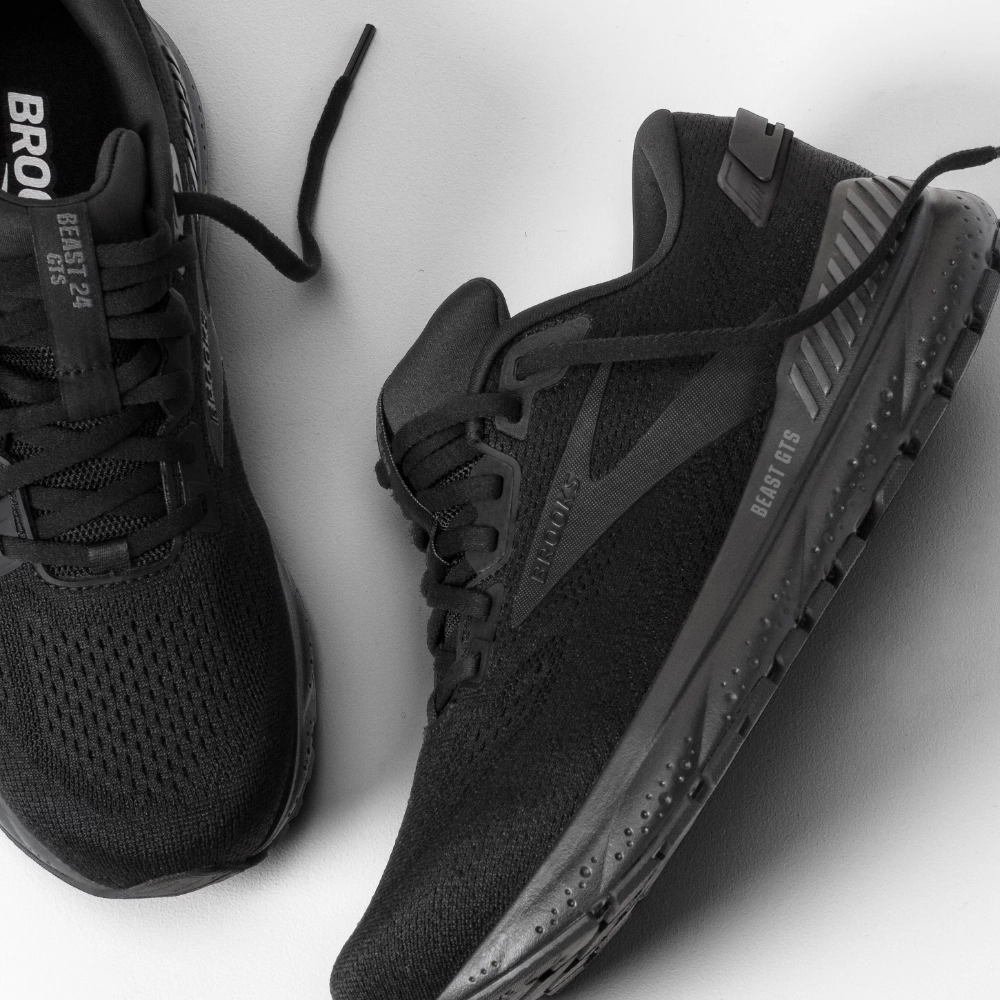 Brooks Beast GTS 24 Black/Black/Ebony Running Shoe (Men's)