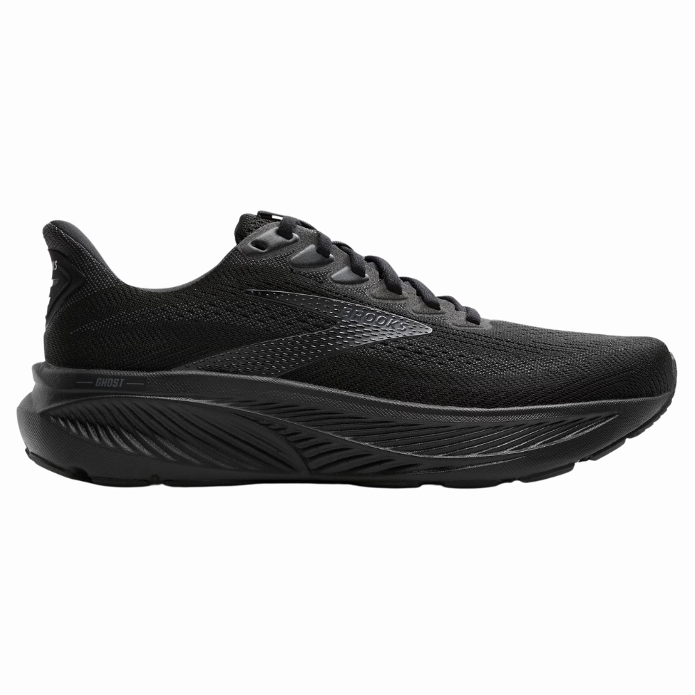 Brooks Ghost 17 Black/Black/Ebony Running Shoe (Men's)