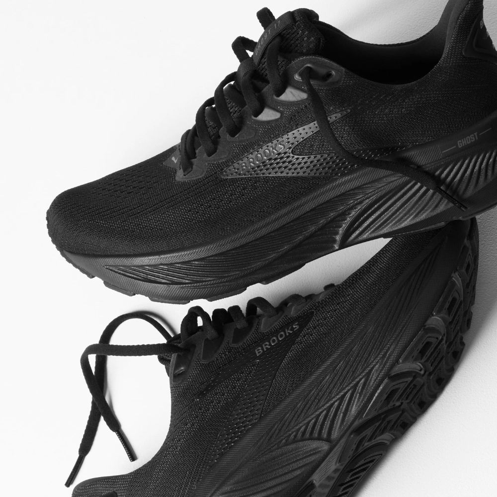 Brooks Ghost 17 Black/Black/Ebony Running Shoe (Men's)