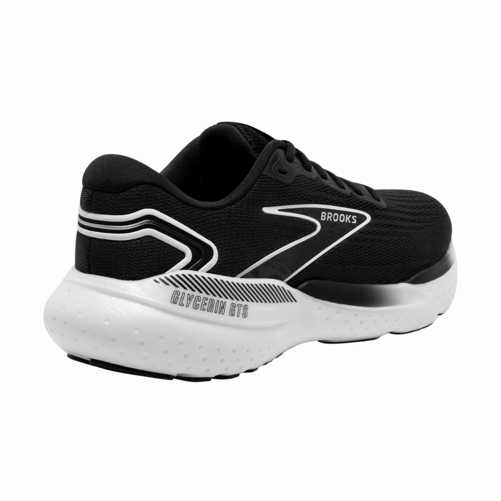 Brooks Glycerin GTS 21 Black/Grey/White Running Shoe (Men's)