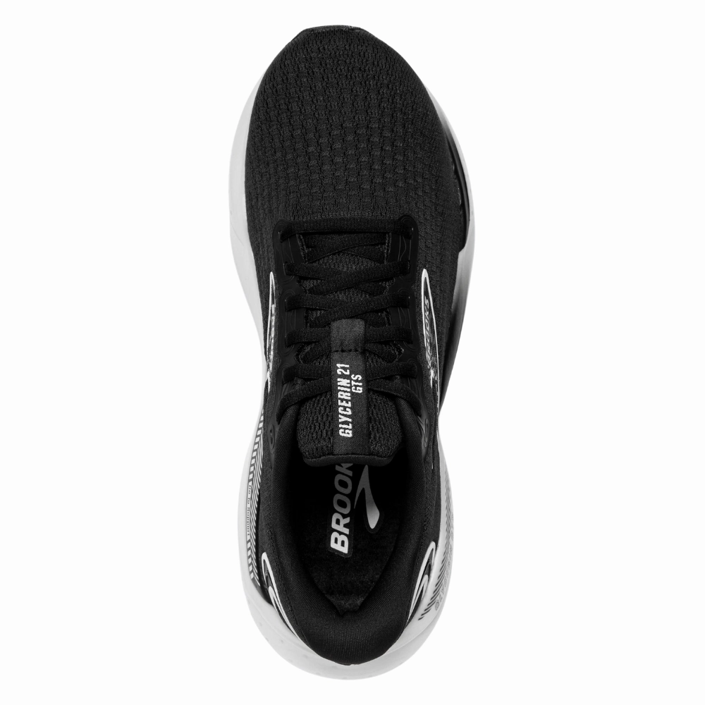 Brooks Glycerin GTS 21 Black/Grey/White Running Shoe (Men's)