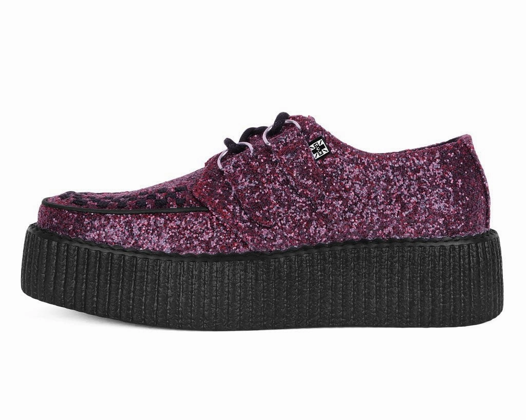 Burgundy Glitter Viva Mondo Creeper