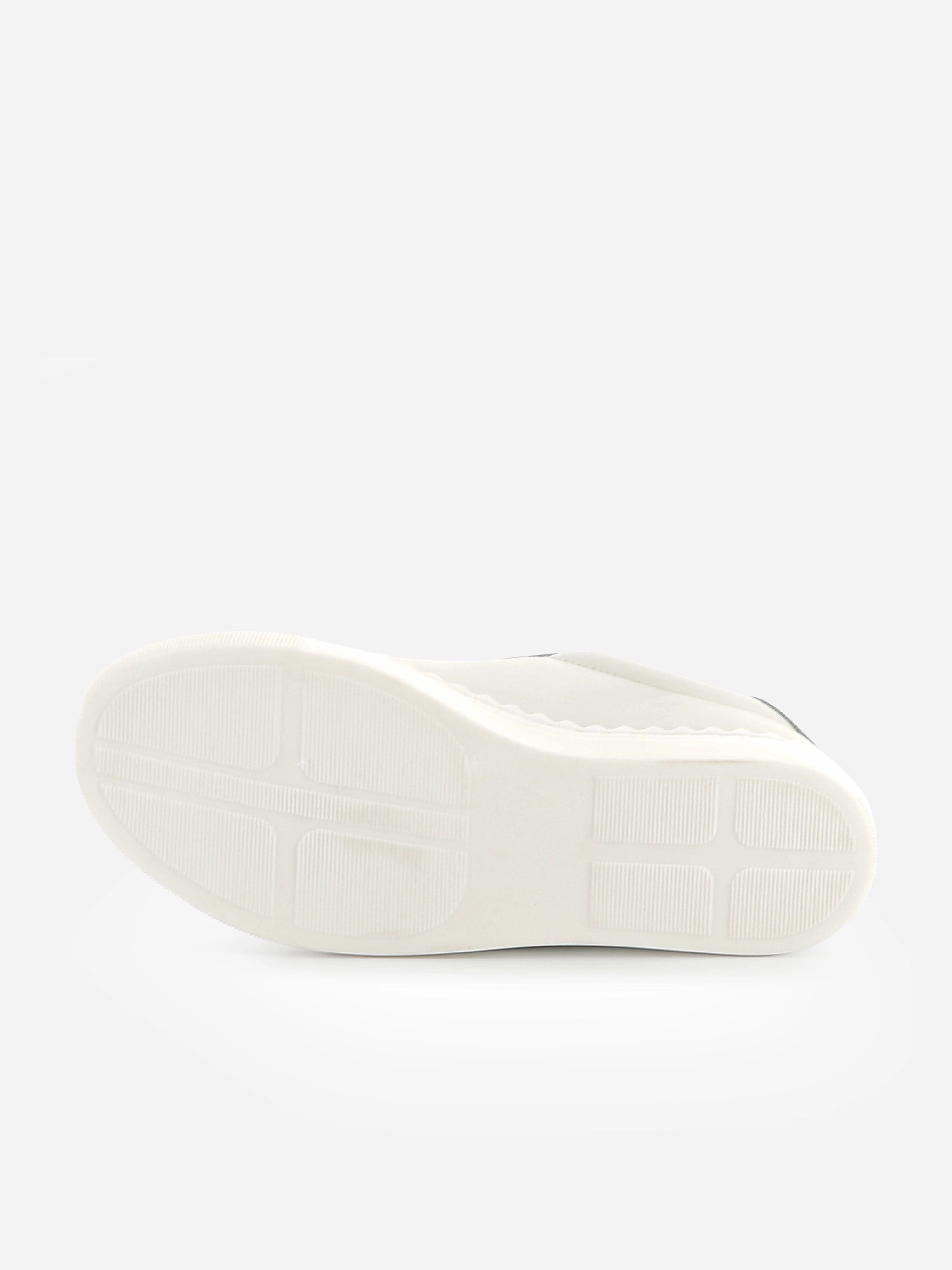 Chlo Girls Leather Logo Trainers in Beige