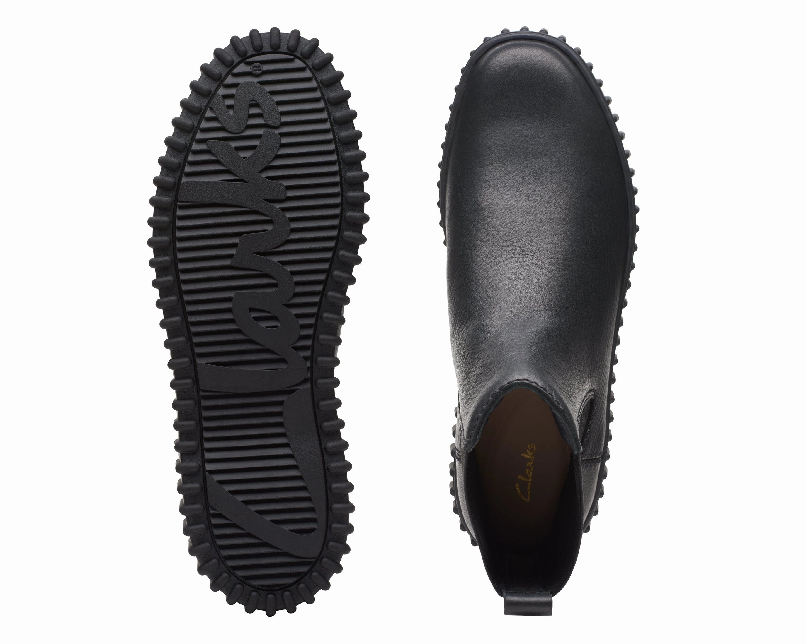 Clarks Torhill Maple Black Leather