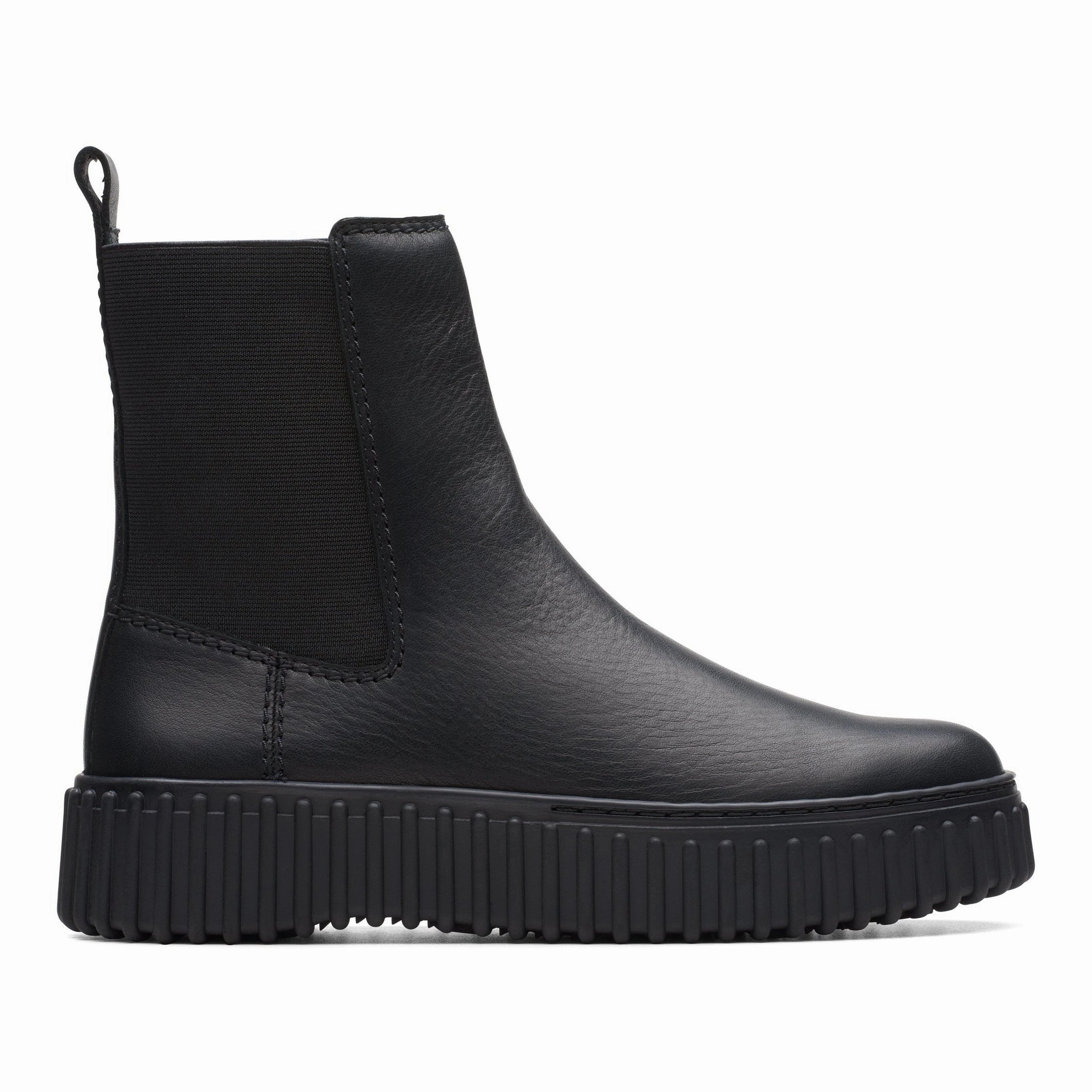 Clarks Torhill Maple Black Leather