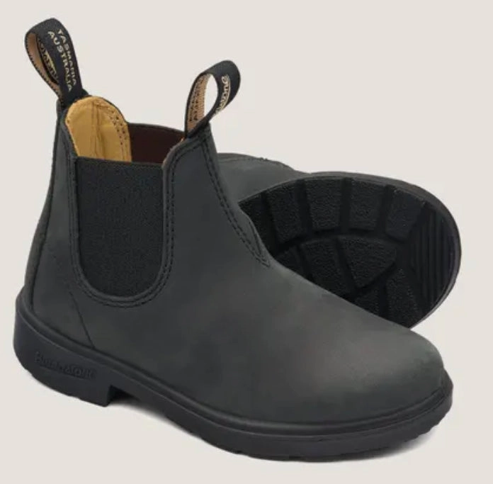 Classic Rustic Black Chelsea Blundstone Booties