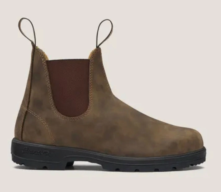Classic Rustic Brown Chelsea Blundstones Booties