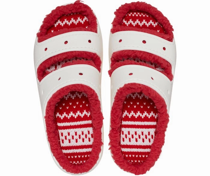 Crocs Unisex Cozzzy Holiday Sweater Sandal - Multi