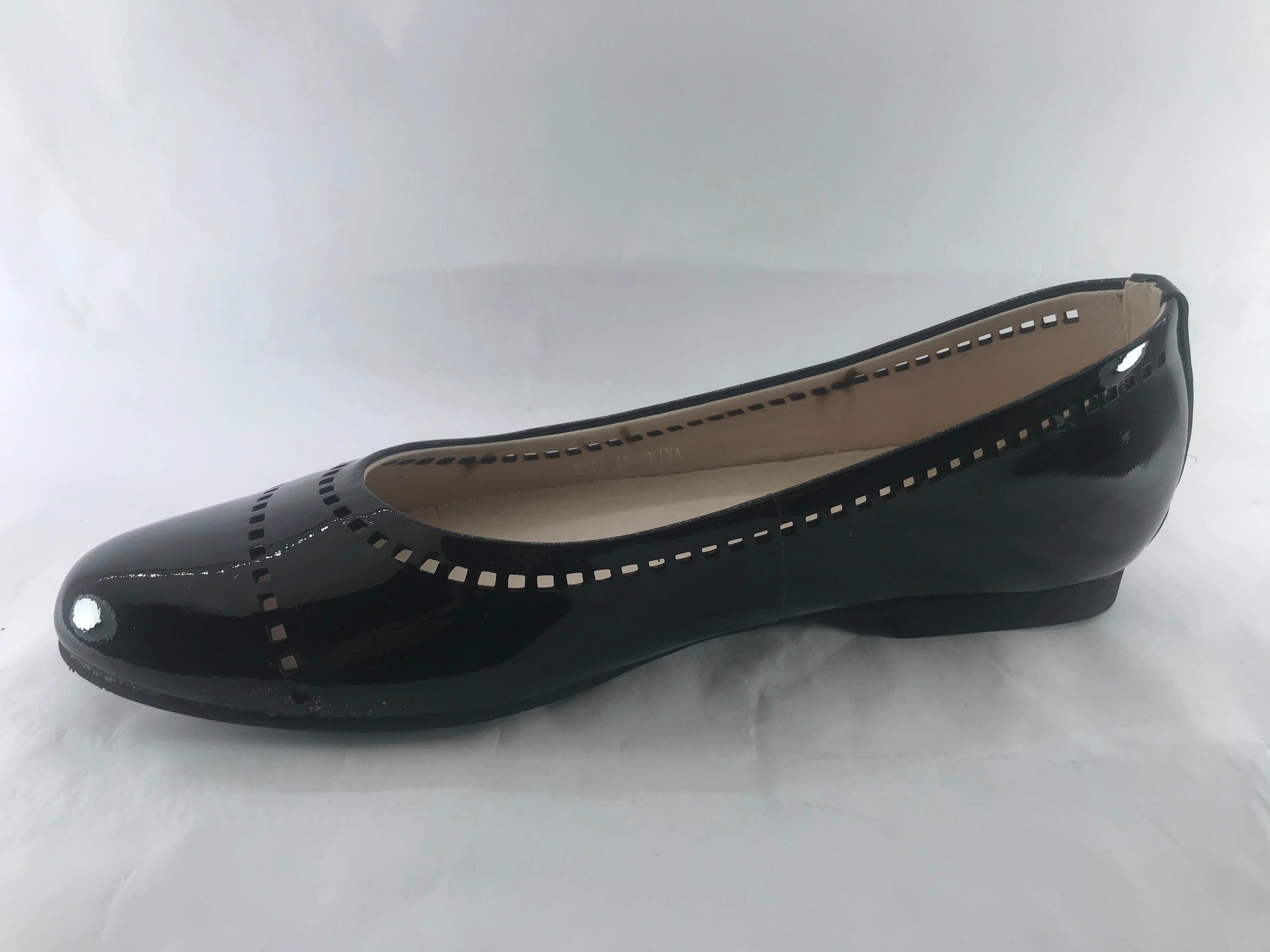 Daniel Engel Black Patent Flats