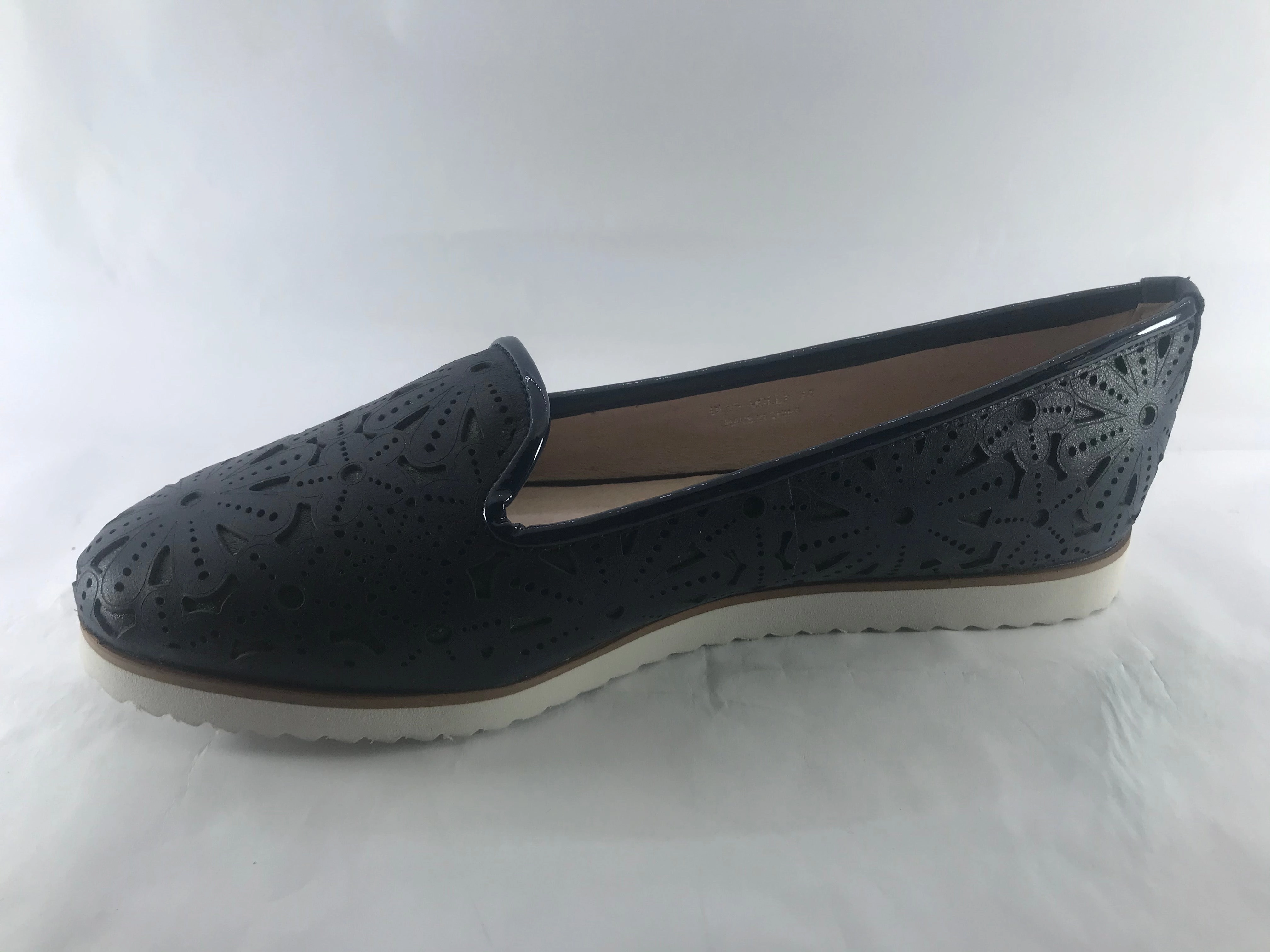 Daniel Engel Molly Navy Ice Summer Slip-on Shoes