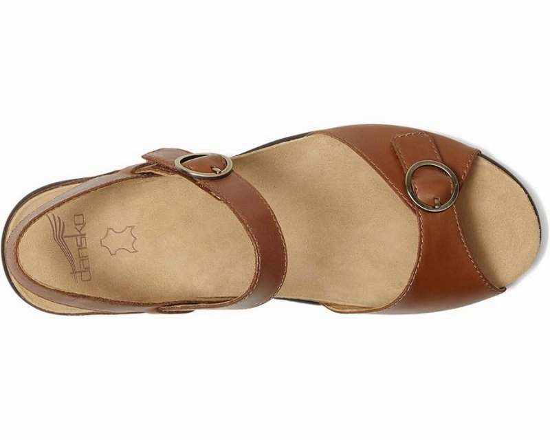 Dansko Women's Candace - Tan Burnished Nappa
