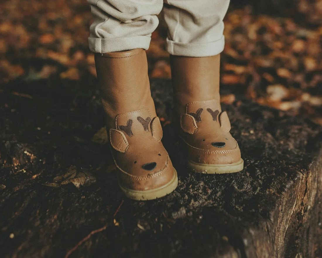 Donsje Boys Wadudu Special Stag Boots in Brown