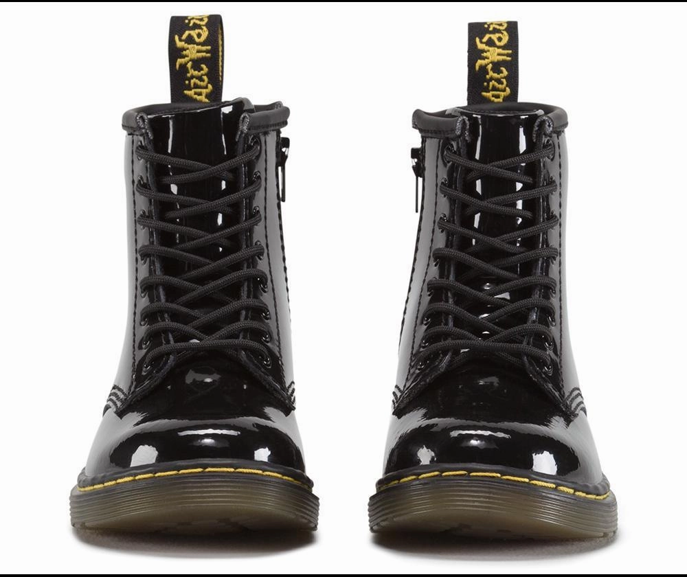 Dr. Martens Kids Brooklee Black Patent Lamper