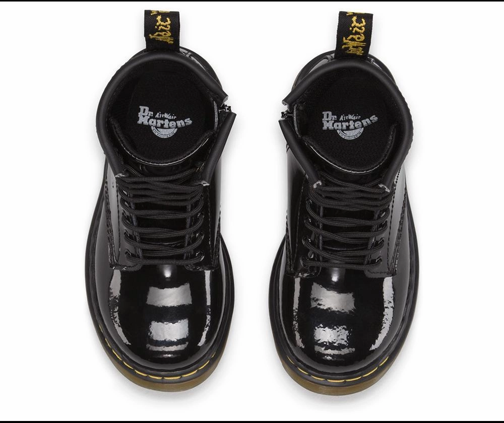 Dr. Martens Kids Brooklee Black Patent Lamper