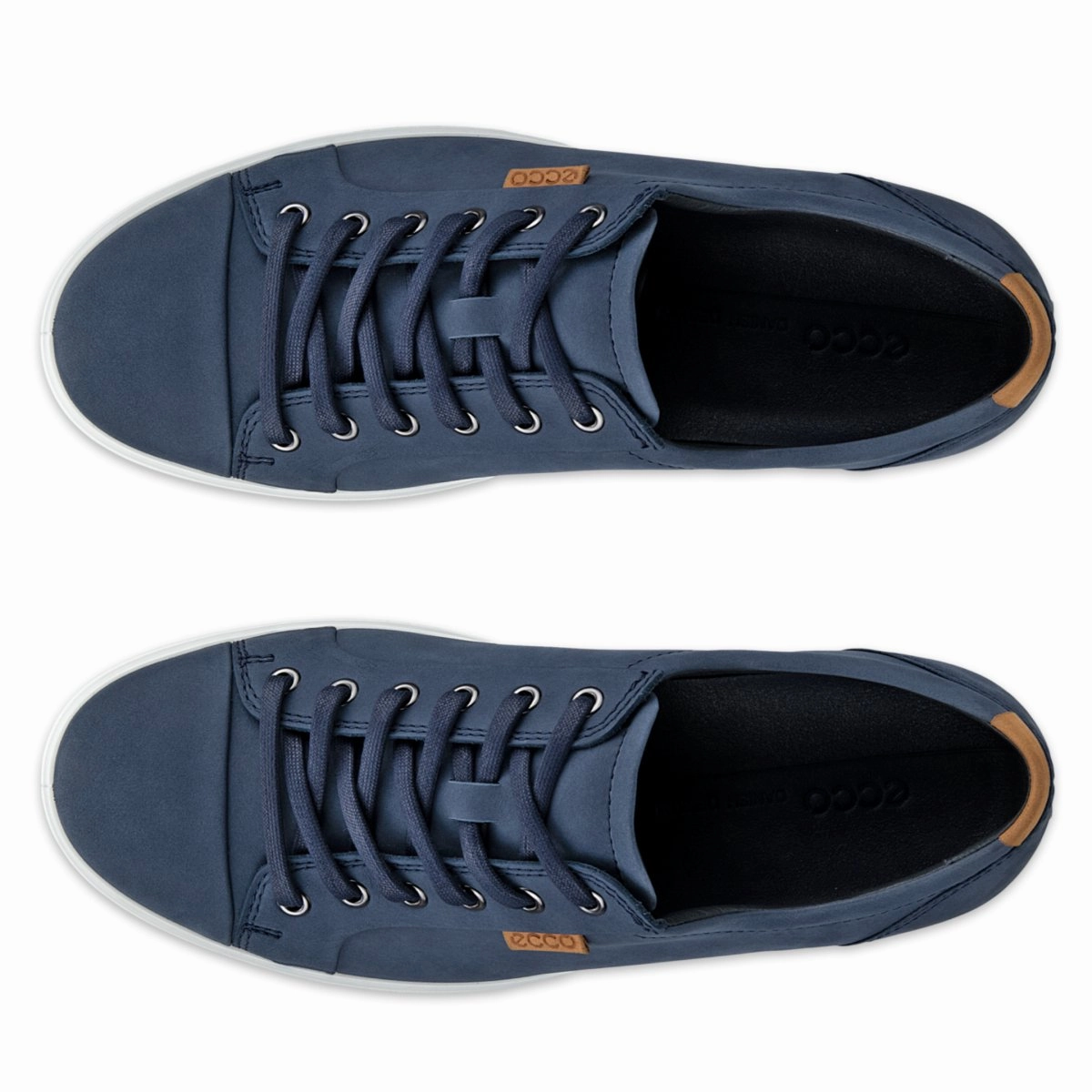 Ecco Men's Soft 7 Sneaker Marine/Lion Nubuck
