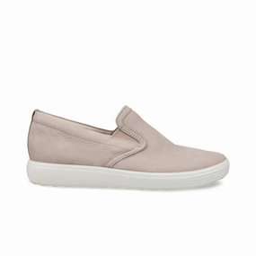 Ecco Women's Soft 7 Slip-On - Grey Rose