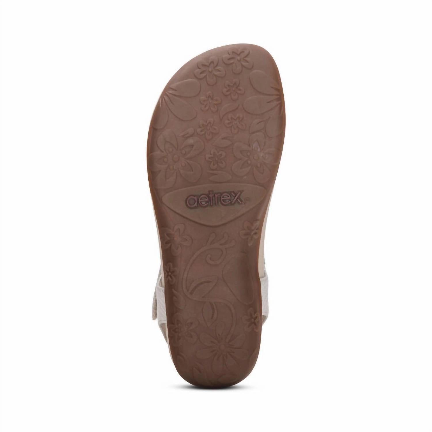 Ellie Adjustable Quarter Strap Sandal In Grey