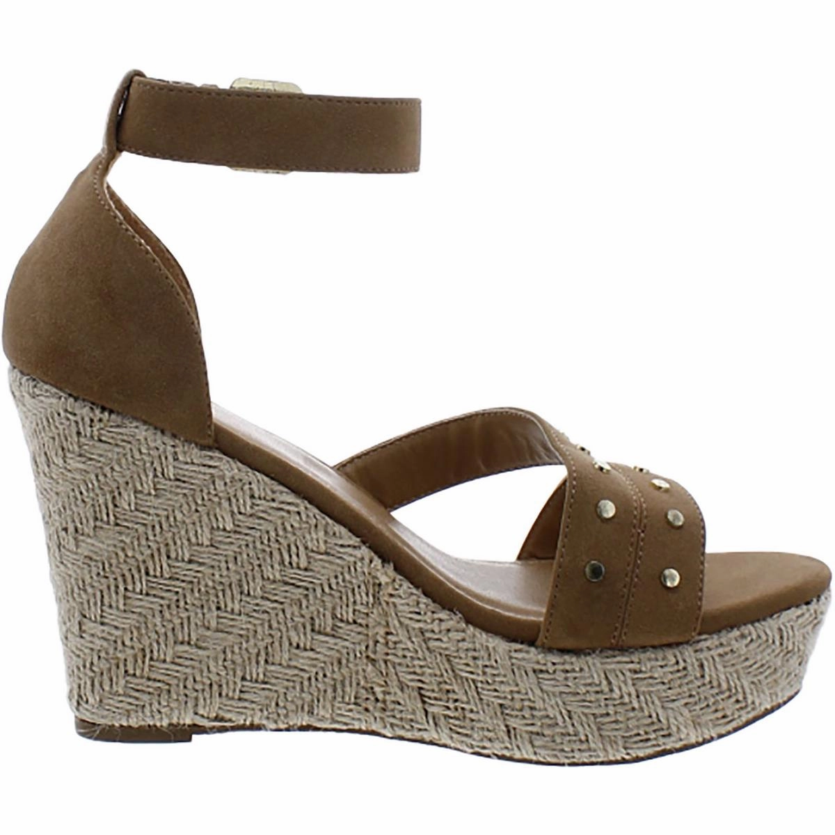 ELLIOT Womens Comfort Insole Manmade Wedge Sandals