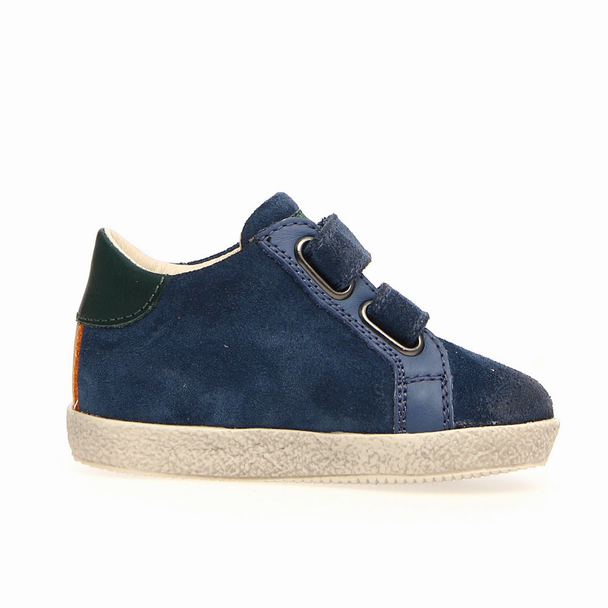 Falcotto Boy's Panki Sneakers, Indigo/Orange