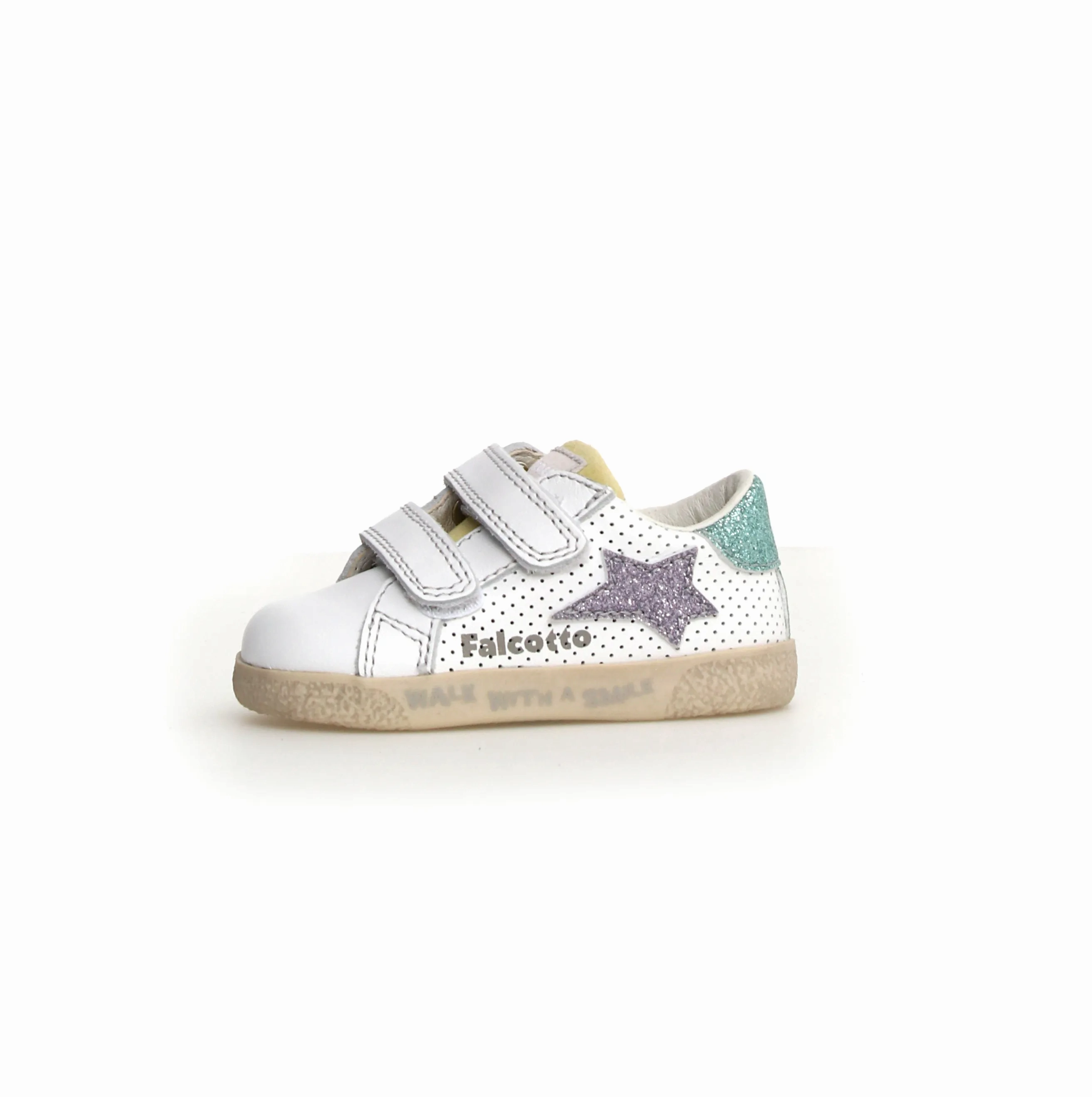 Falcotto Girl's Alnoite 2 Vl Casual Shoes - White