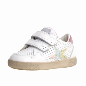 Falcotto Girl's Alnoite Low 2 Vl Casual Shoes - White / Pink