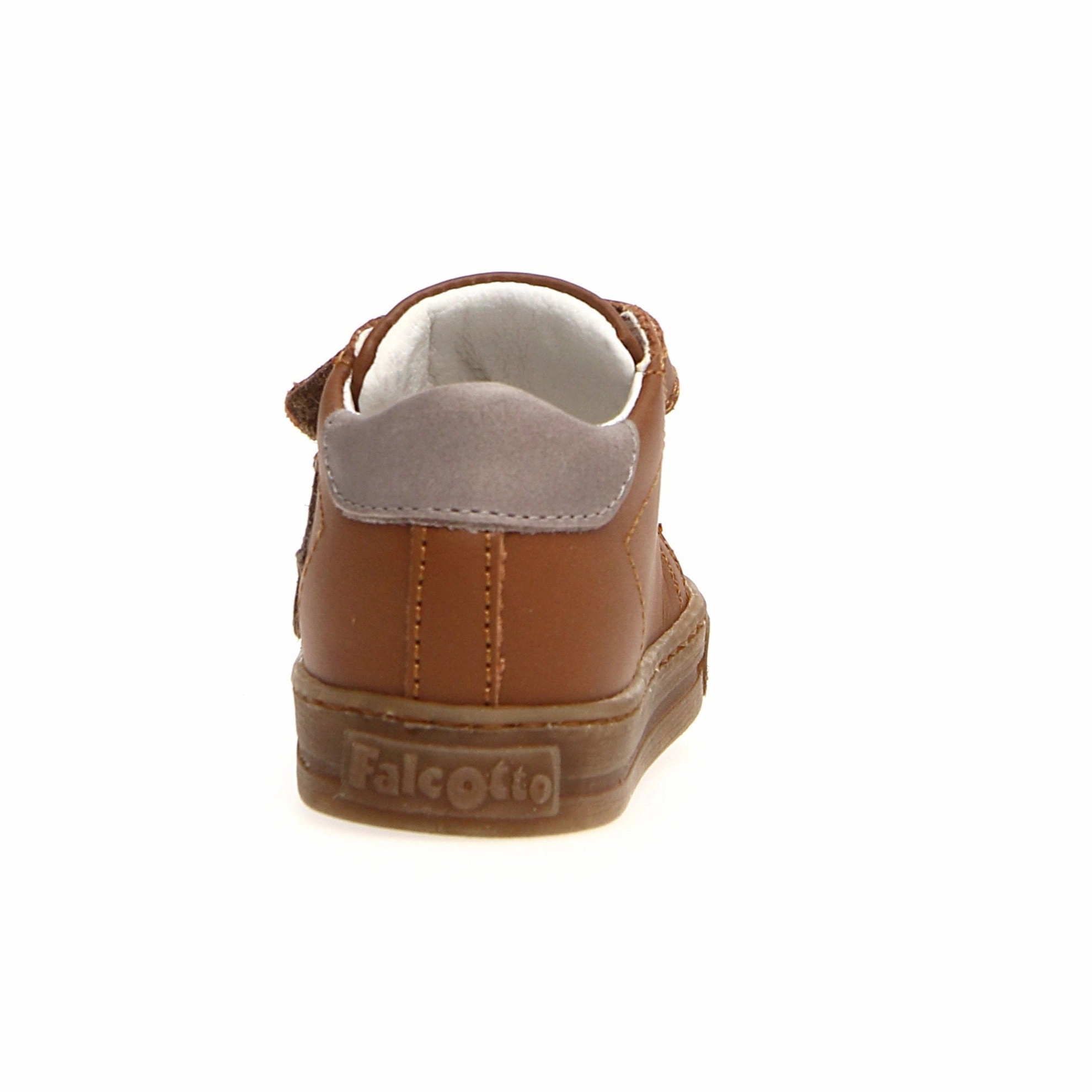 Falcotto Girl's and Boy's Sasha Vl Calf Fashion Sneakers - Cuoio/Dark Grey