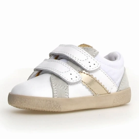 Falcotto Girl's Kilde Low Vl Casual Shoes - White / Platinum