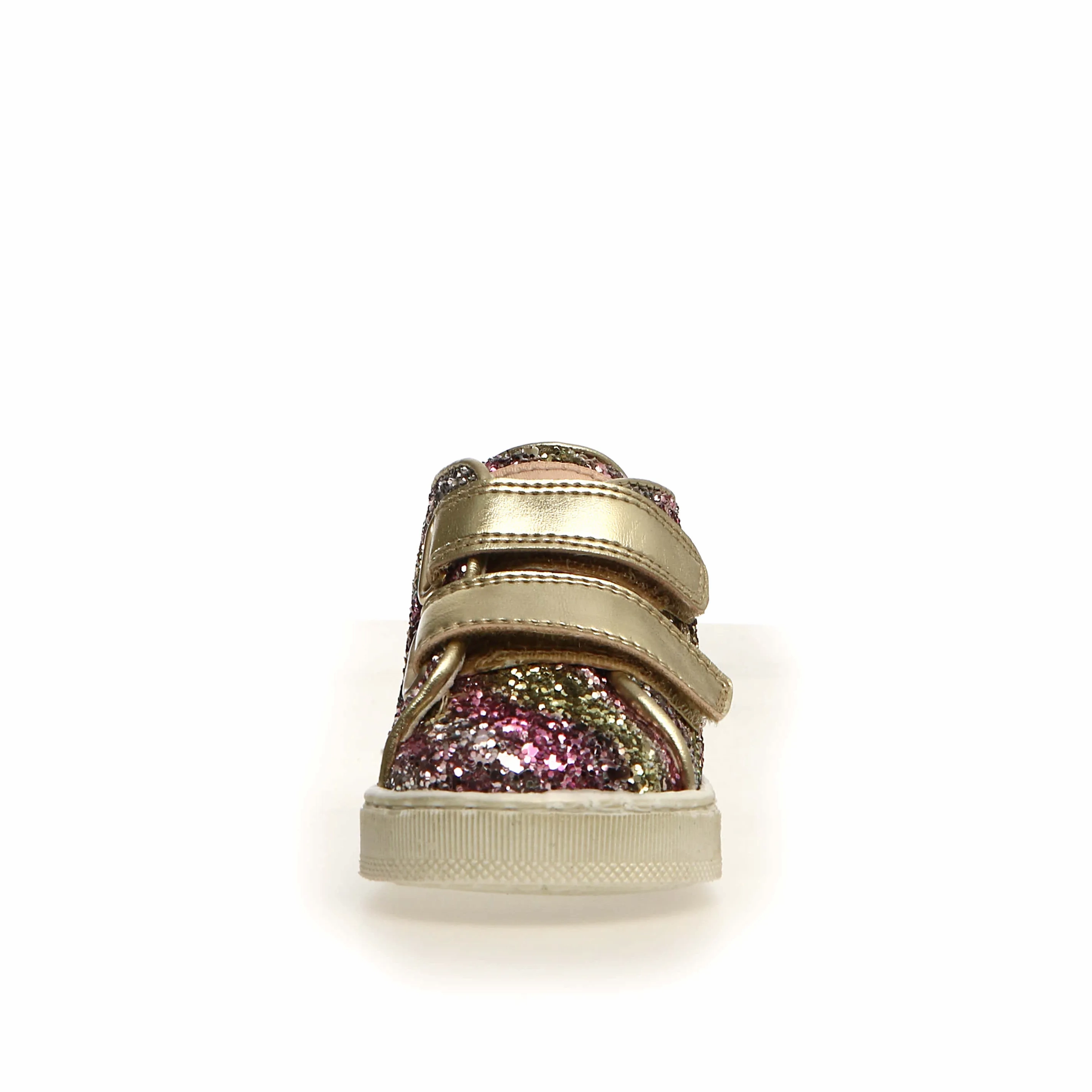 Falcotto Michael Girl's Casual Shoes - Glitter Shaded Platinum Multi