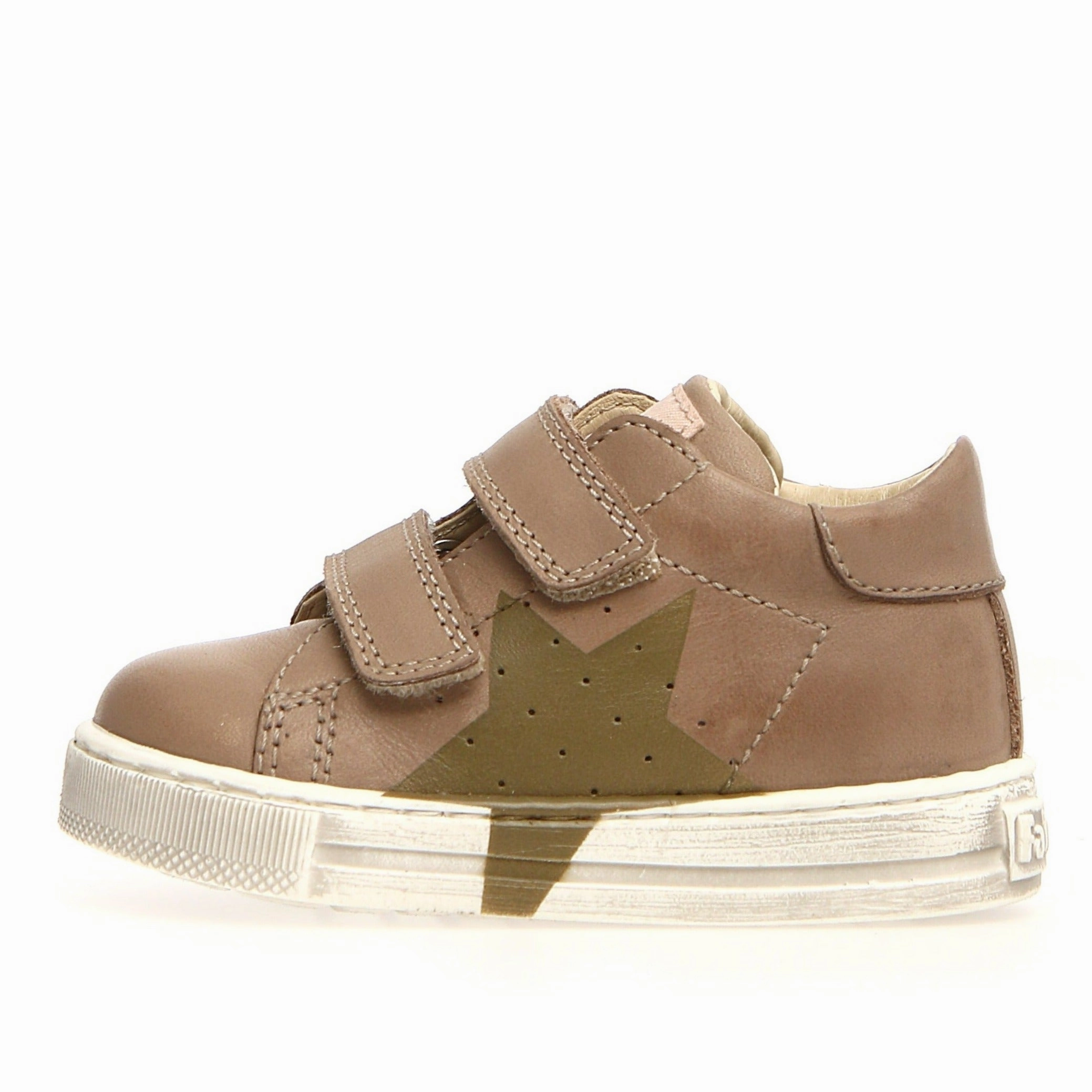 Falcotto Venus VL Boy's and Girl's Sneakers - Taupe/Militare
