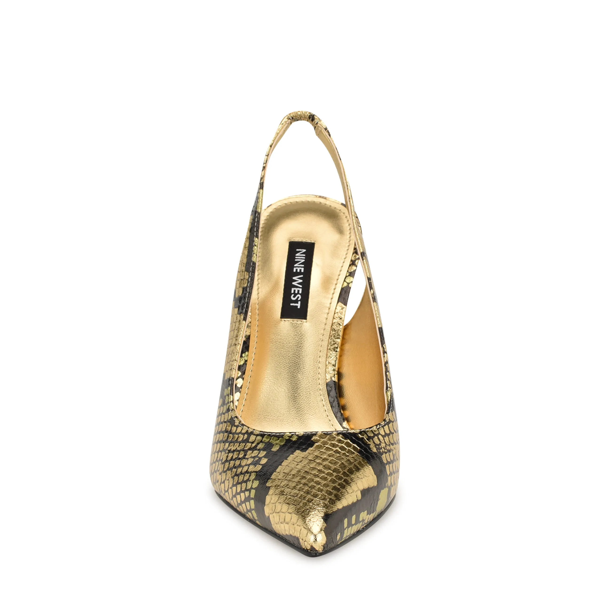 Feather Pointy Toe Slingback Pumps
