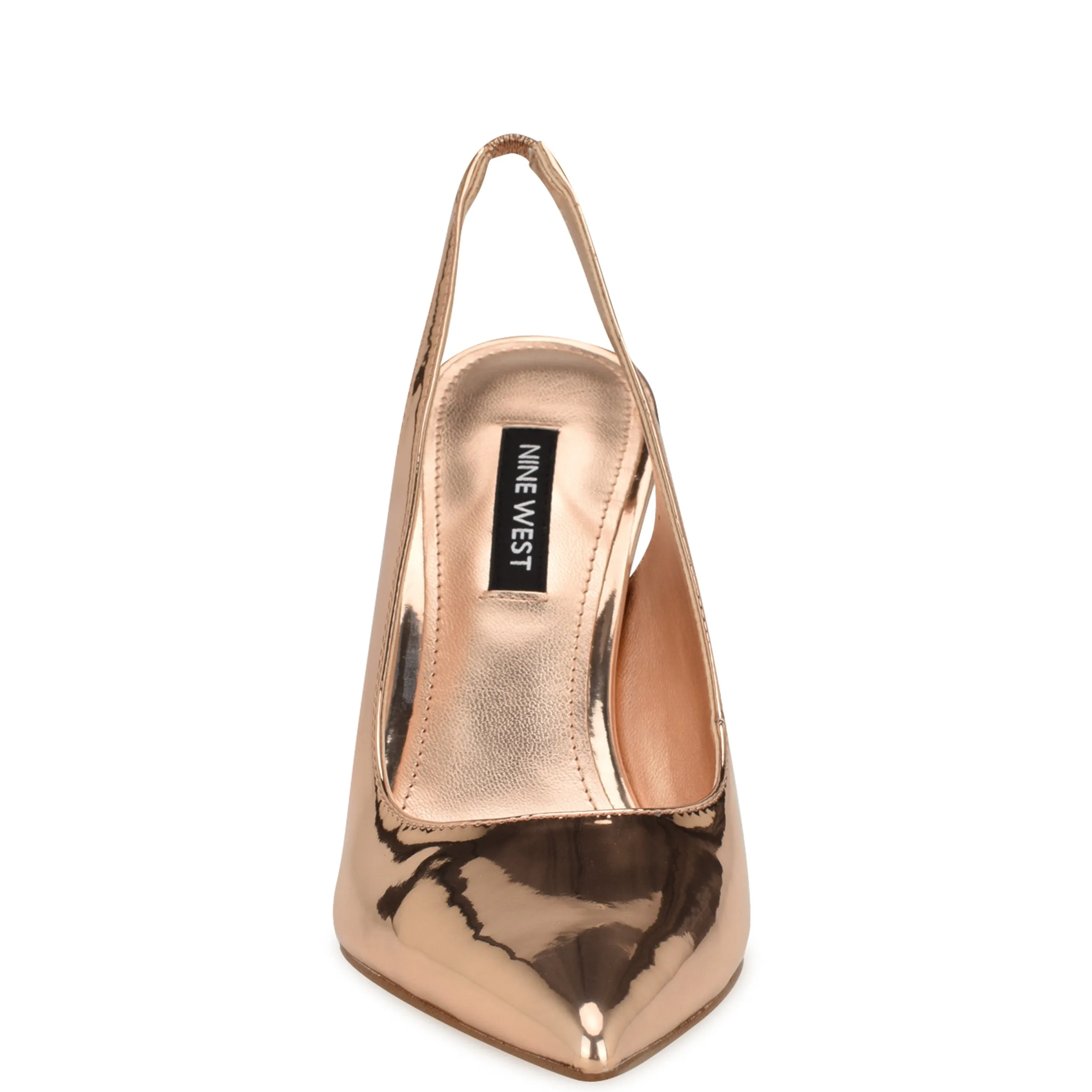 Feather Pointy Toe Slingback Pumps