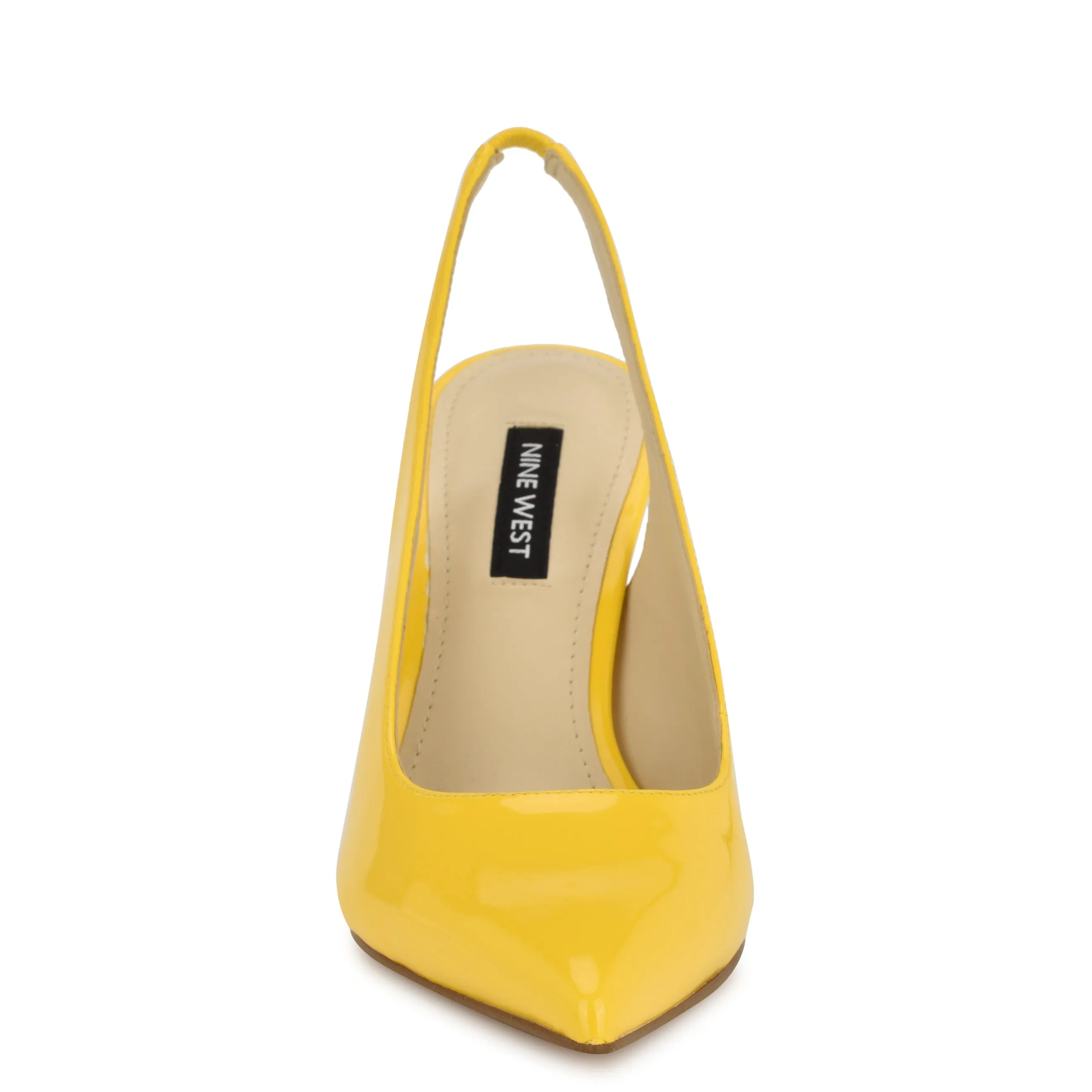 Feather Pointy Toe Slingback Pumps