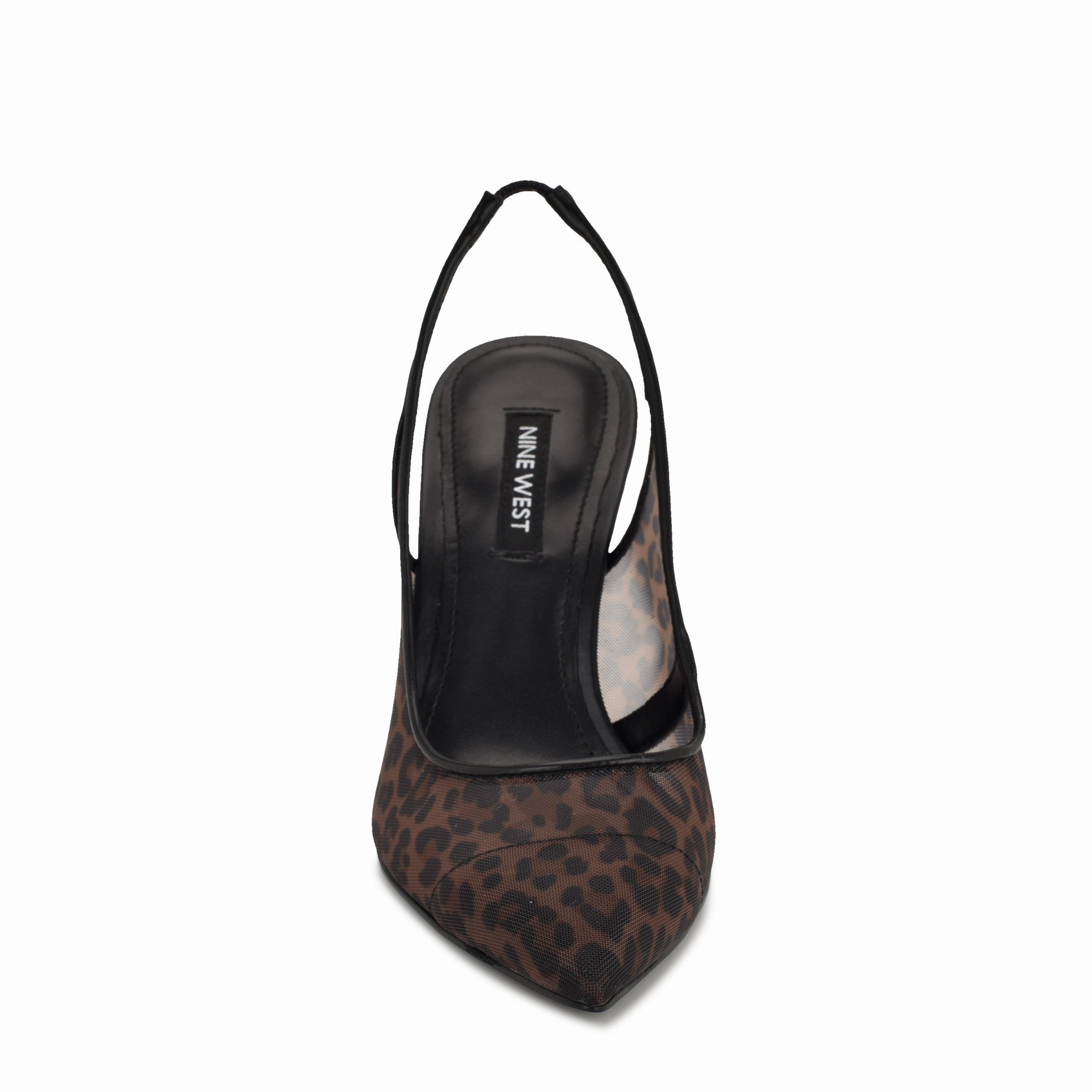 Feather Pointy Toe Slingback Pumps