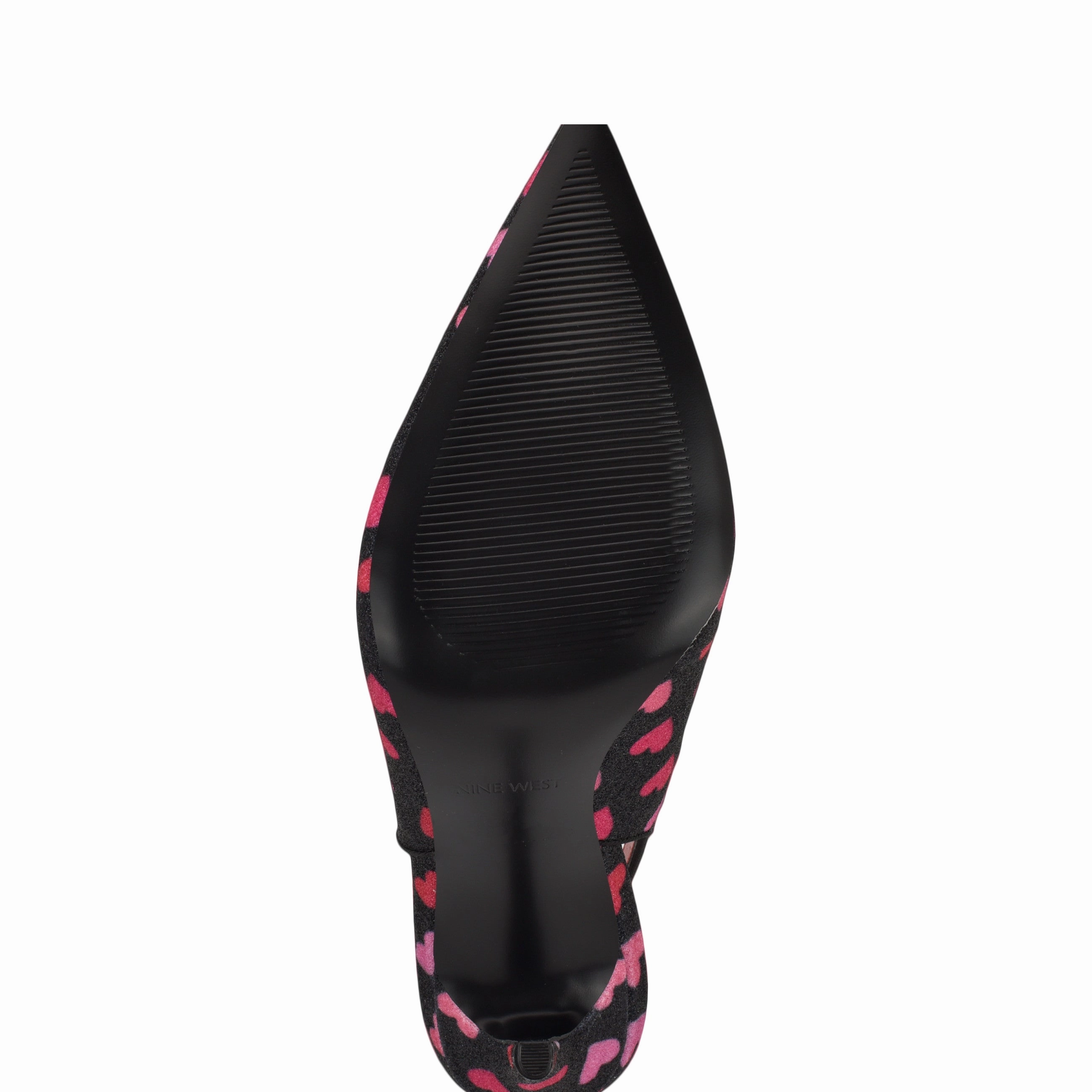 Feather Pointy Toe Slingback Pumps