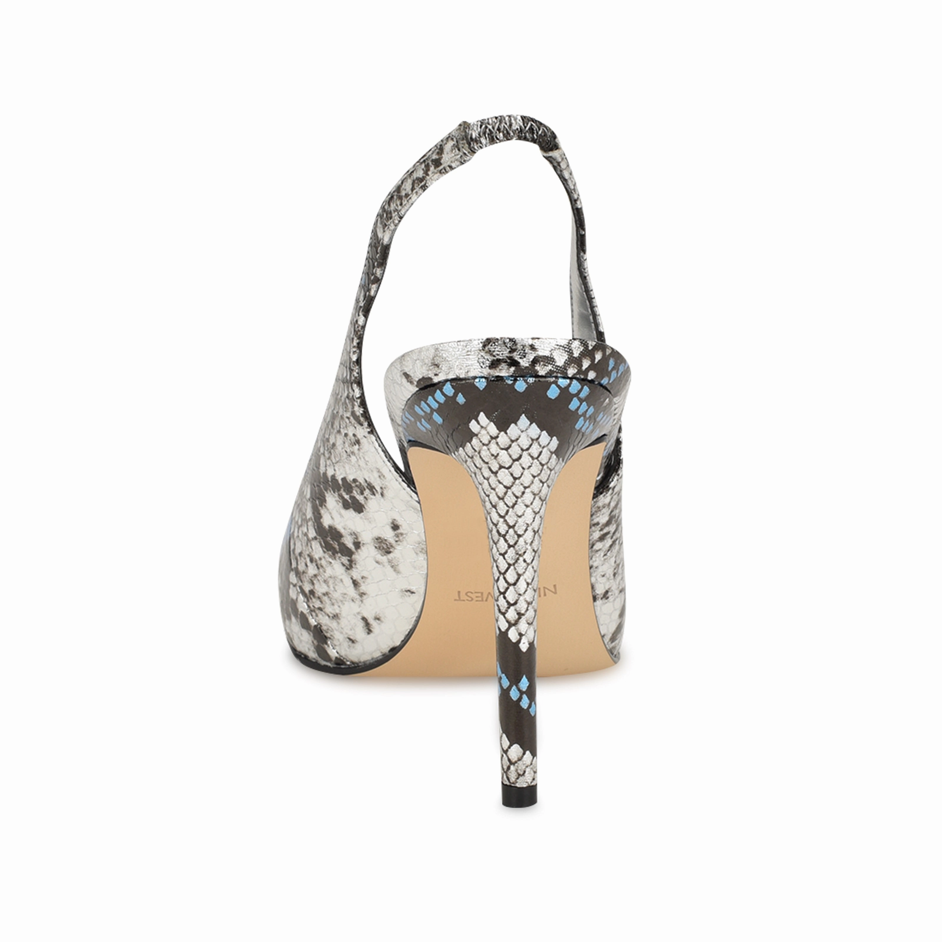 Feather Pointy Toe Slingback Pumps