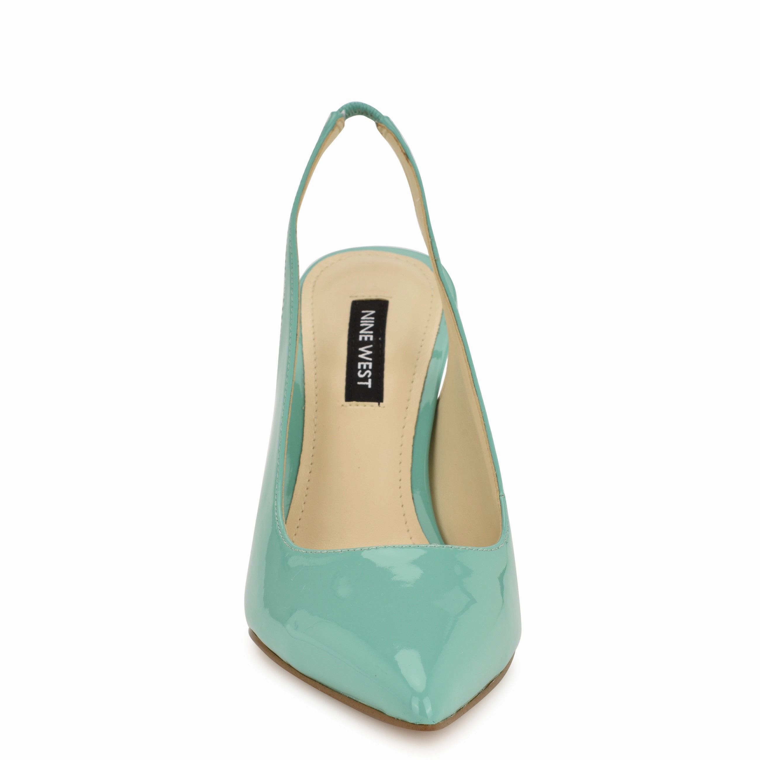 Feather Pointy Toe Slingback Pumps