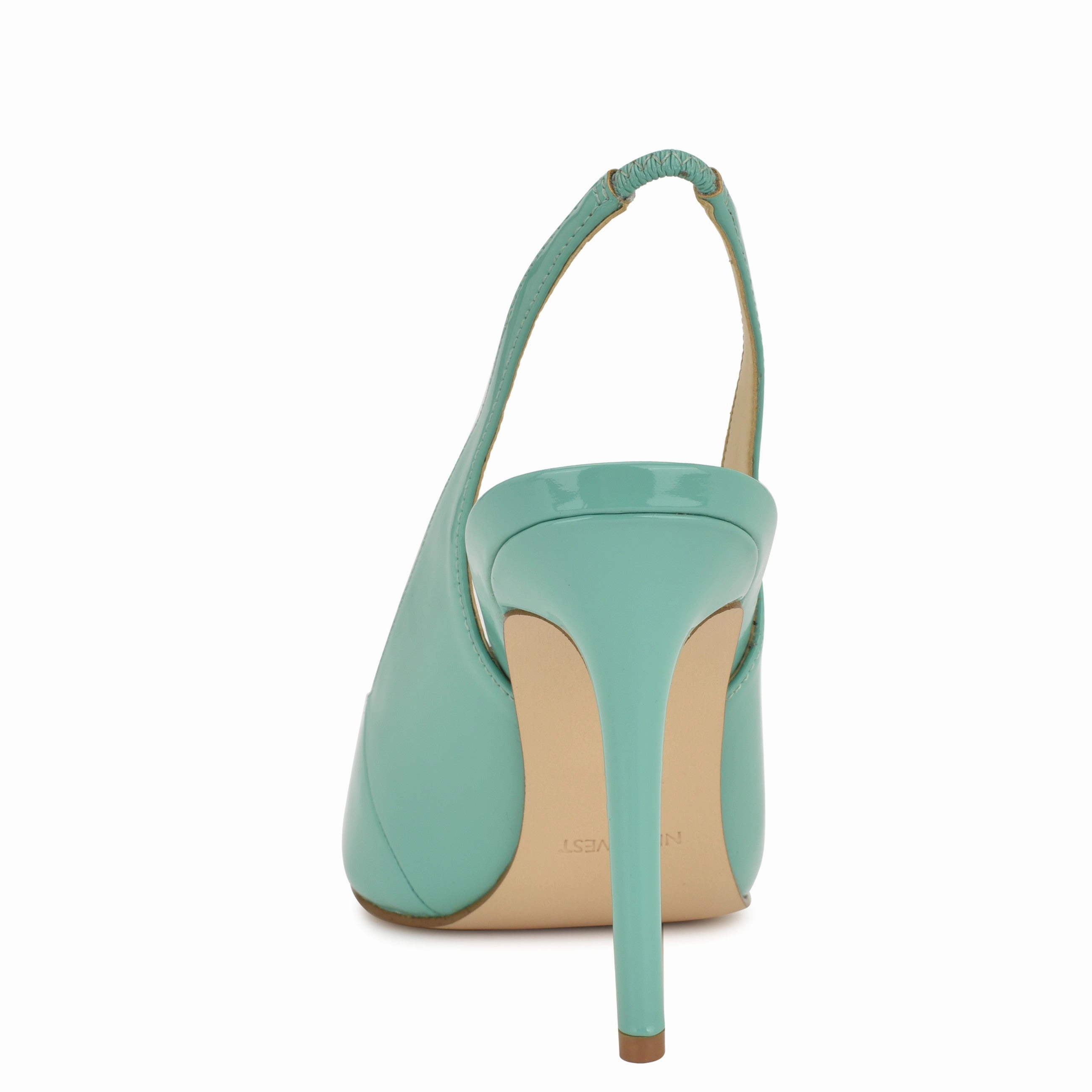 Feather Pointy Toe Slingback Pumps